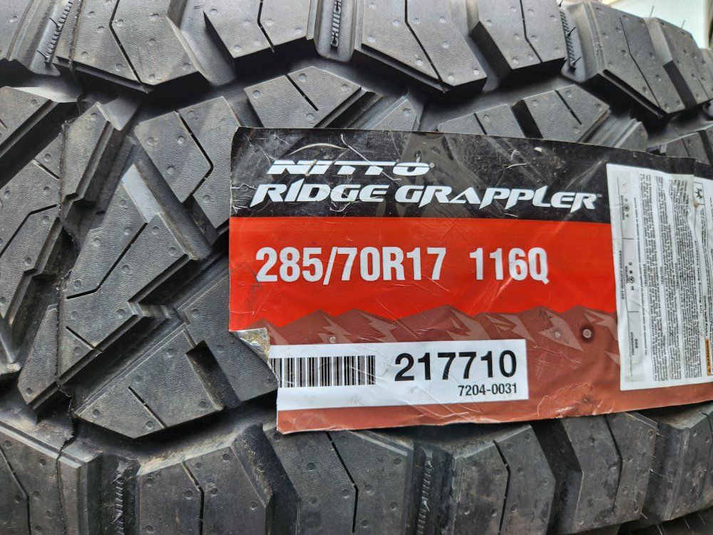 285/70r17 nitto ridge grappler