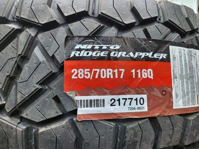 285/70r17 nitto ridge grappler