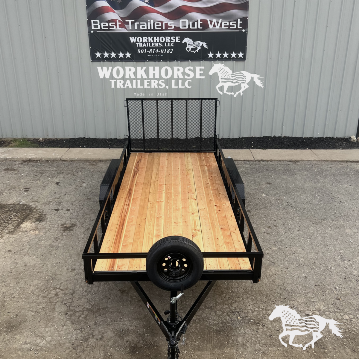 7x16' Workhorse Tandem Value Utility *SPARE TIRE INCLUDED*