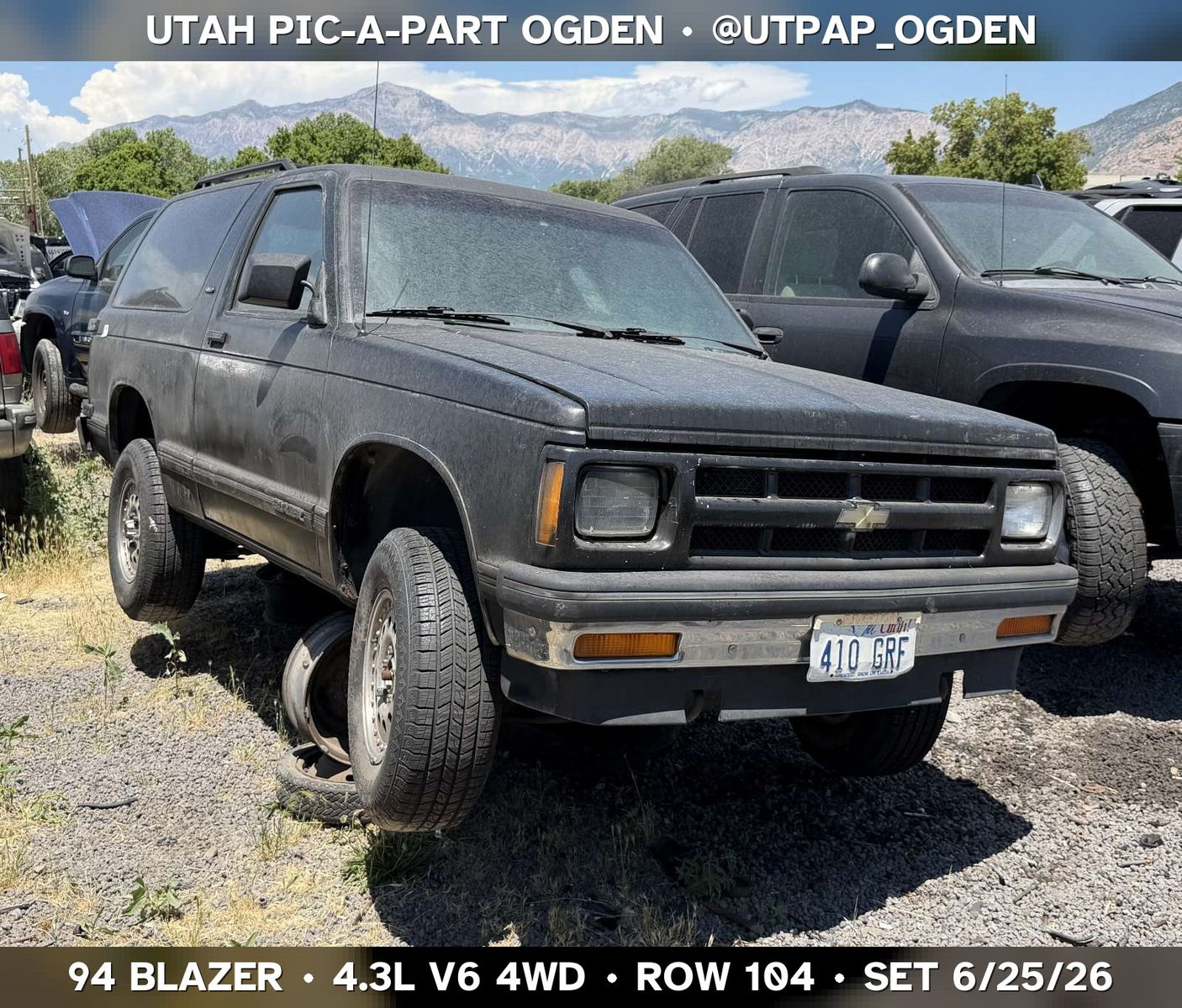 1994 Chevrolet Blazer Parts - UTPAP Ogden