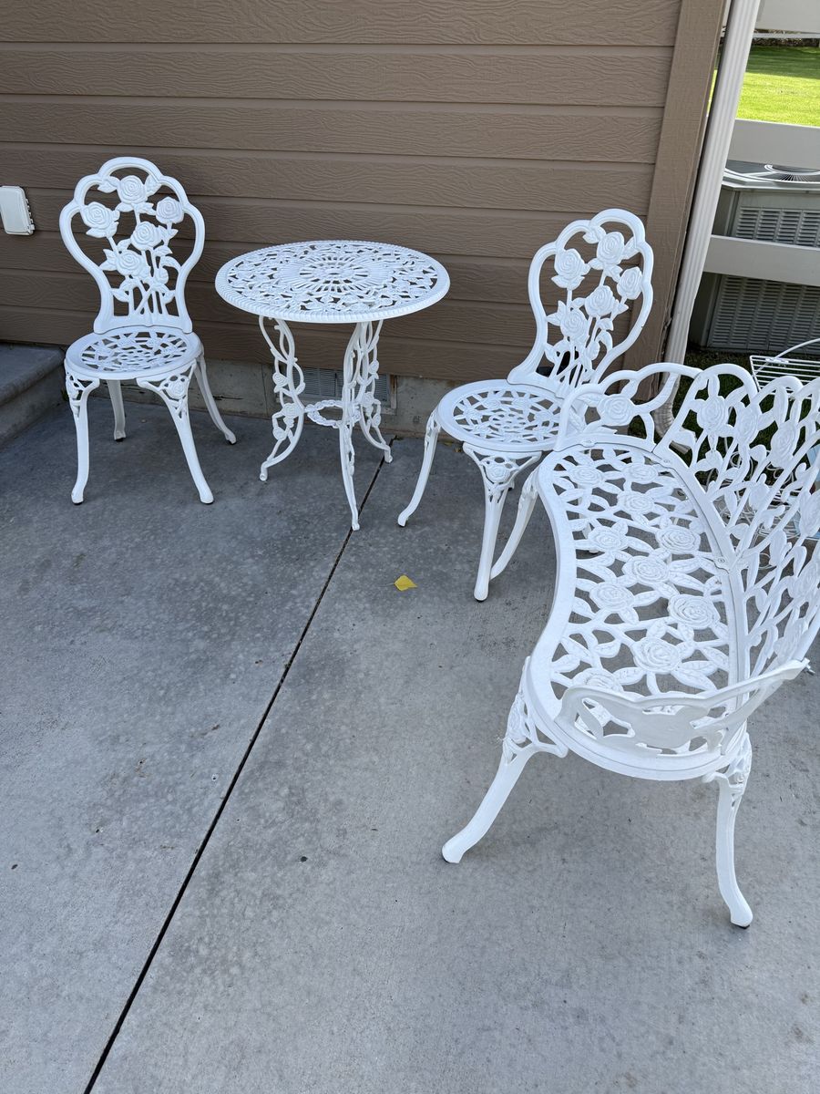 Cast Iron Bistro Set