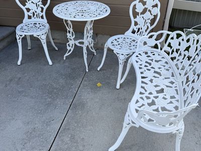 Cast Iron Bistro Set
