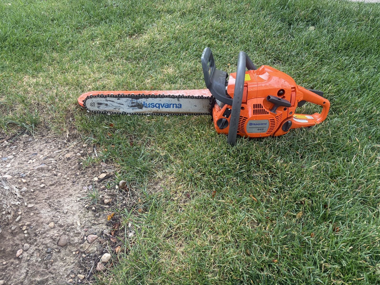 Husqvarna 445 Chainsaw Gas Powered with Bar and Scabbard