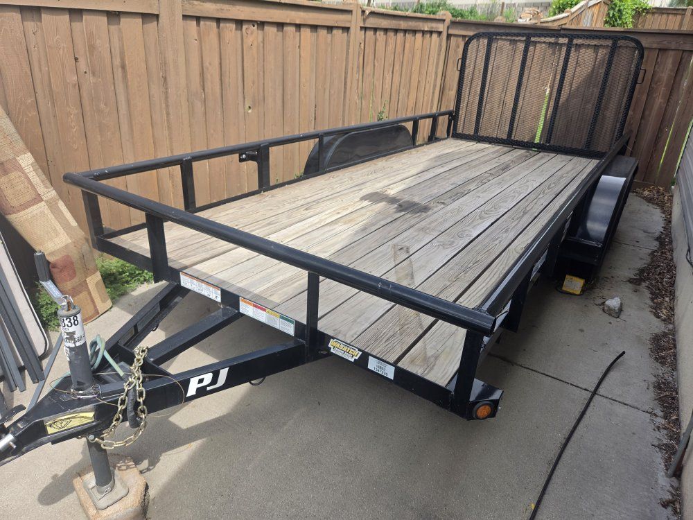 2021 7x16 ft PJ Trailer