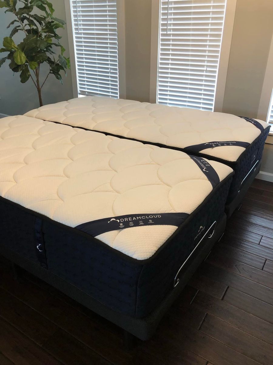 The DreamCloud, Split-king With Adjustable Base.