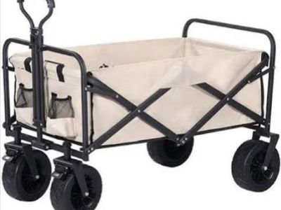 New 10-inch Wheel Foldable Utility Wagon