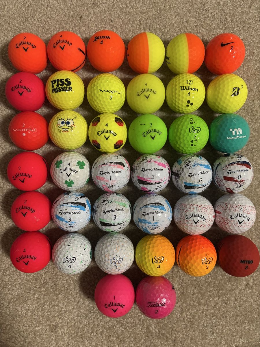 38 colorful balls