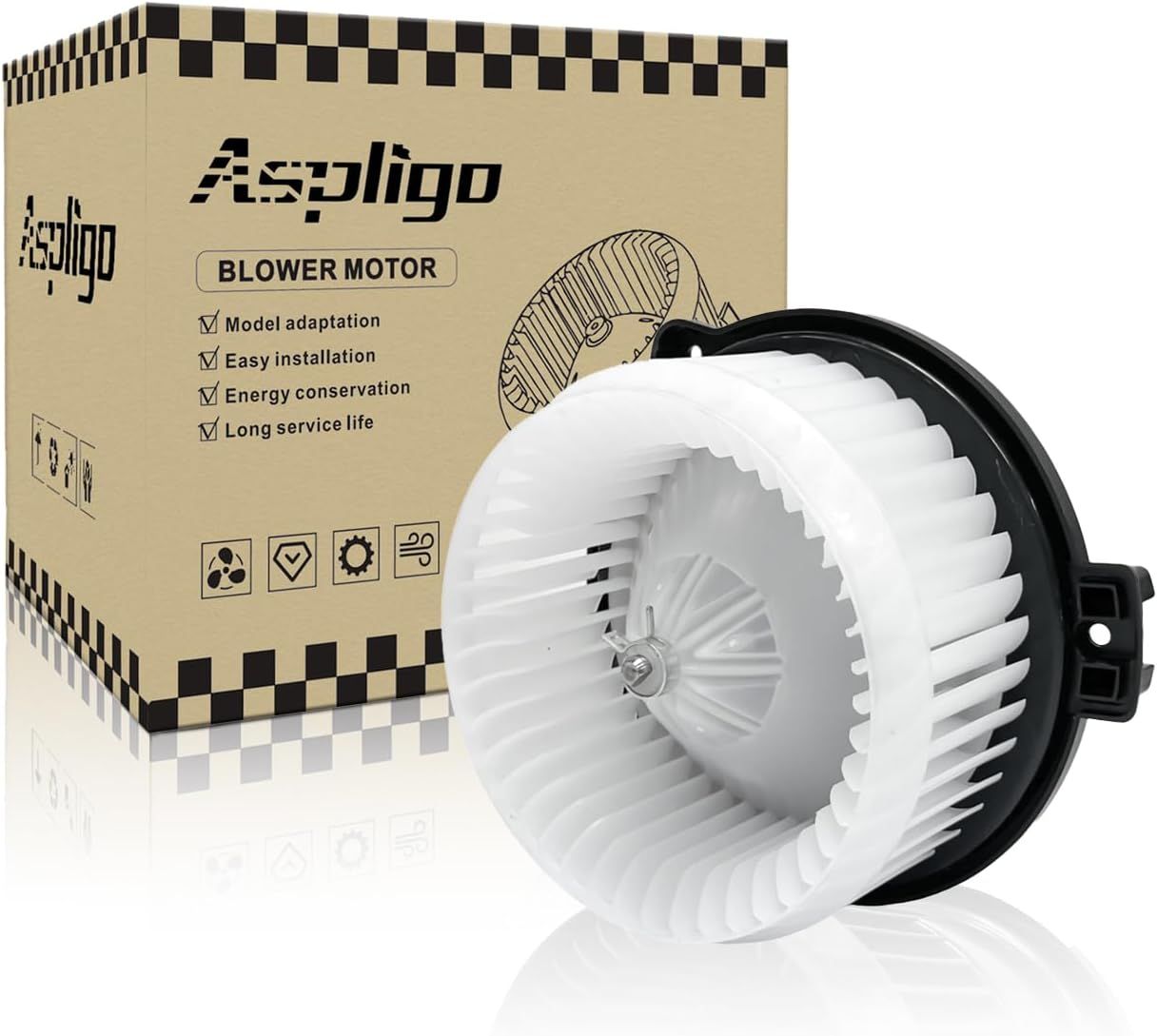 2002-2006 Toyota Camry, 2004-2010 Sienna, 2004-2008 Solara- Front AC Heater Blower Motor Fan