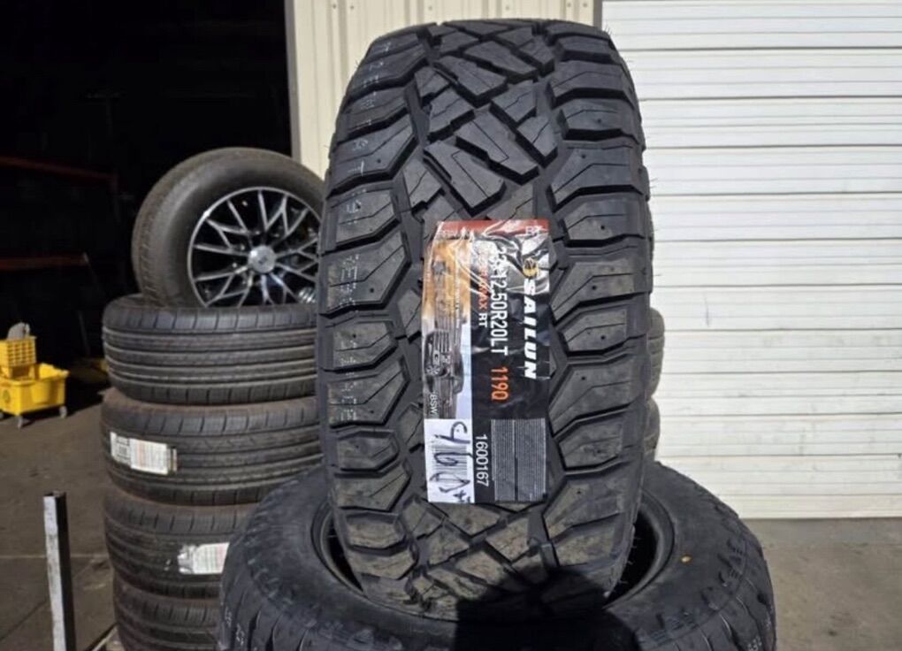 BRAND NEW SET OF SAILUN TERRAMAX R/T 33x12.50R20