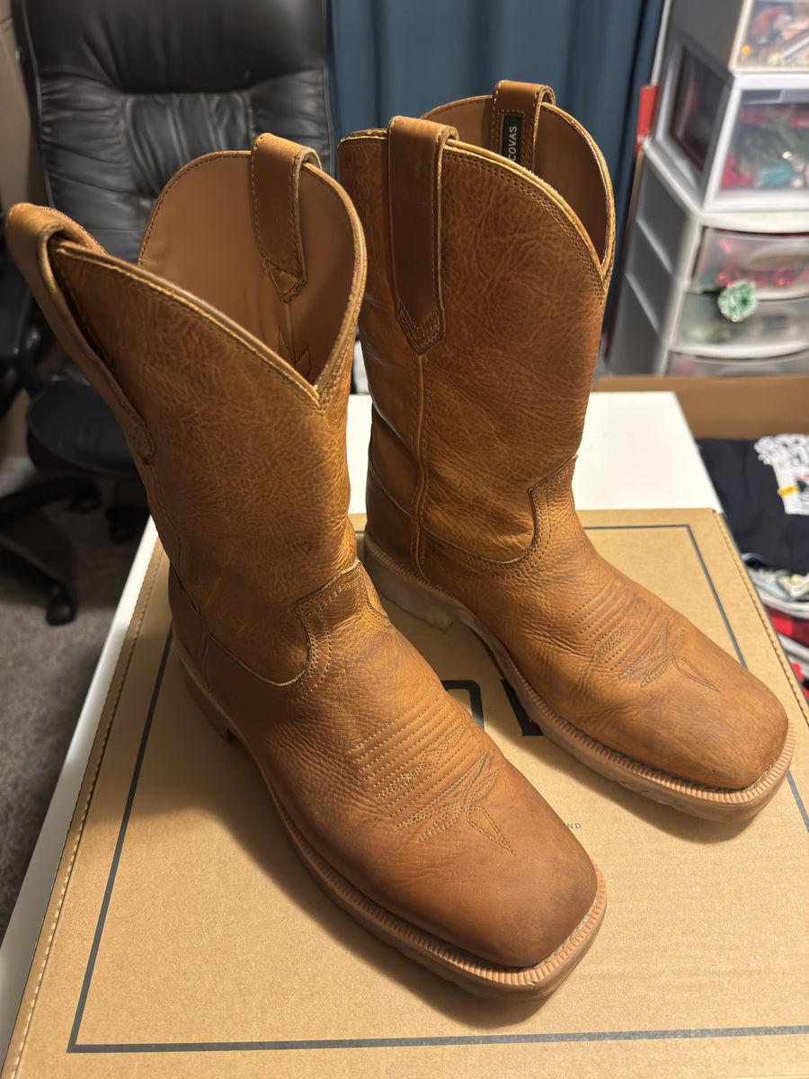 Tecovas rugged square toe work boot mens size 10.5