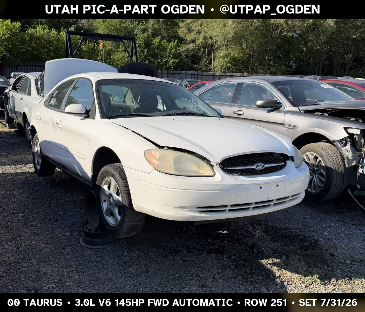 Just In! 2000 Ford Taurus Parts - UTPAP Ogden