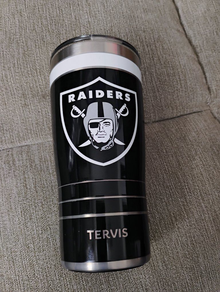 Tervis Las Vegas Raiders 2022 NFL Stainless Steel Tumbler Cup 20oz with Lid