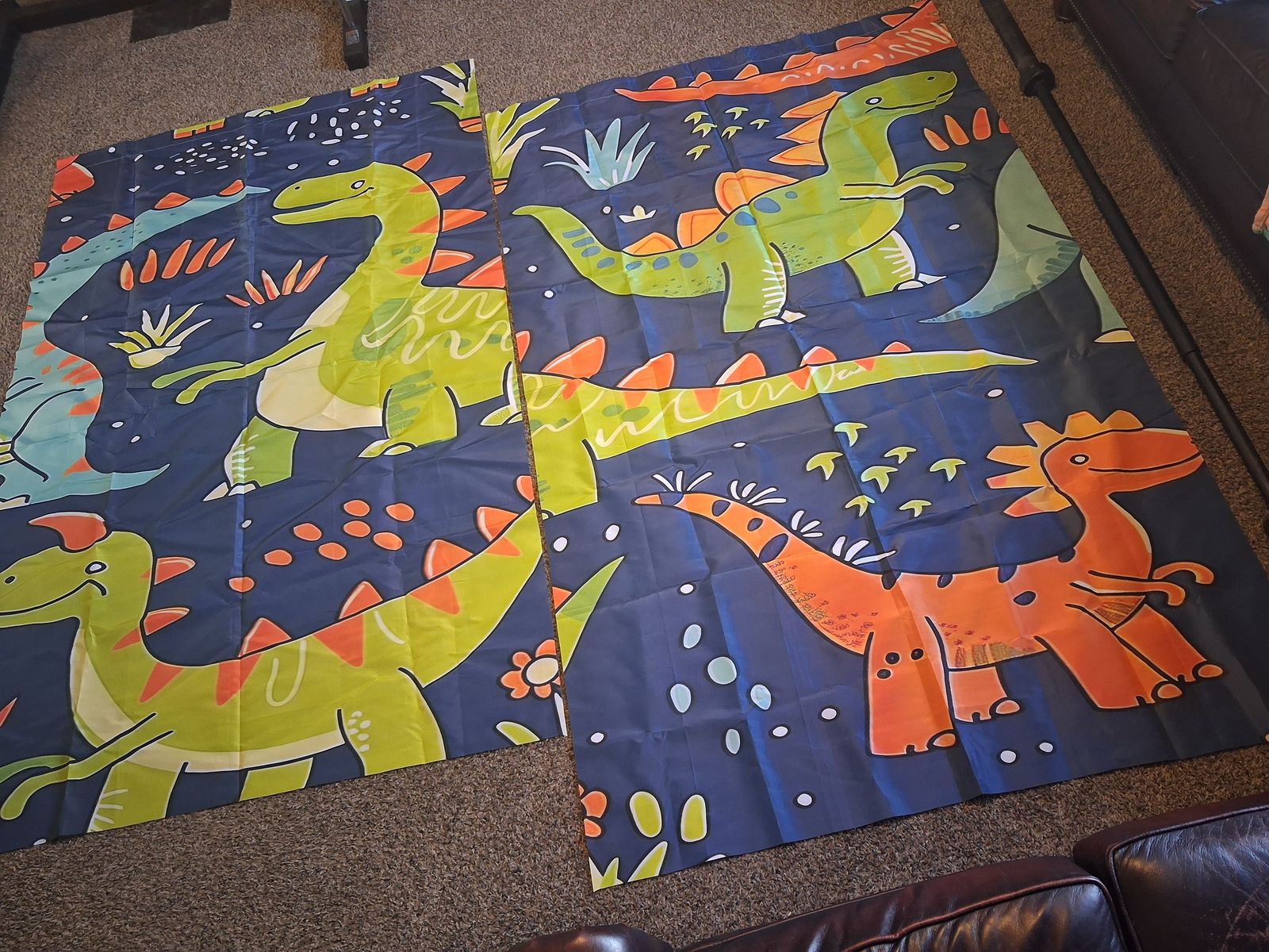 Dinosaur print curtains/fabric