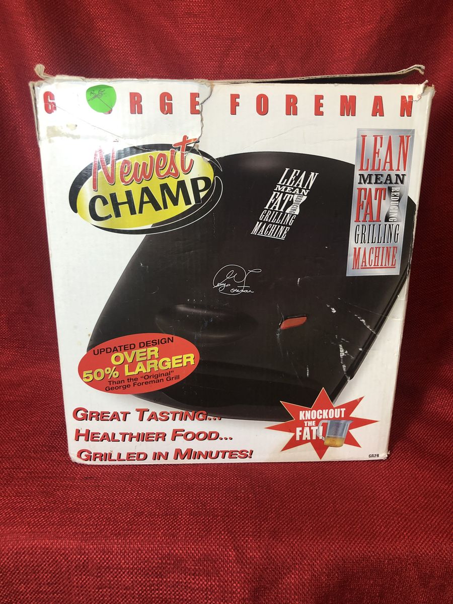 George Foreman Grill with Drip Tray