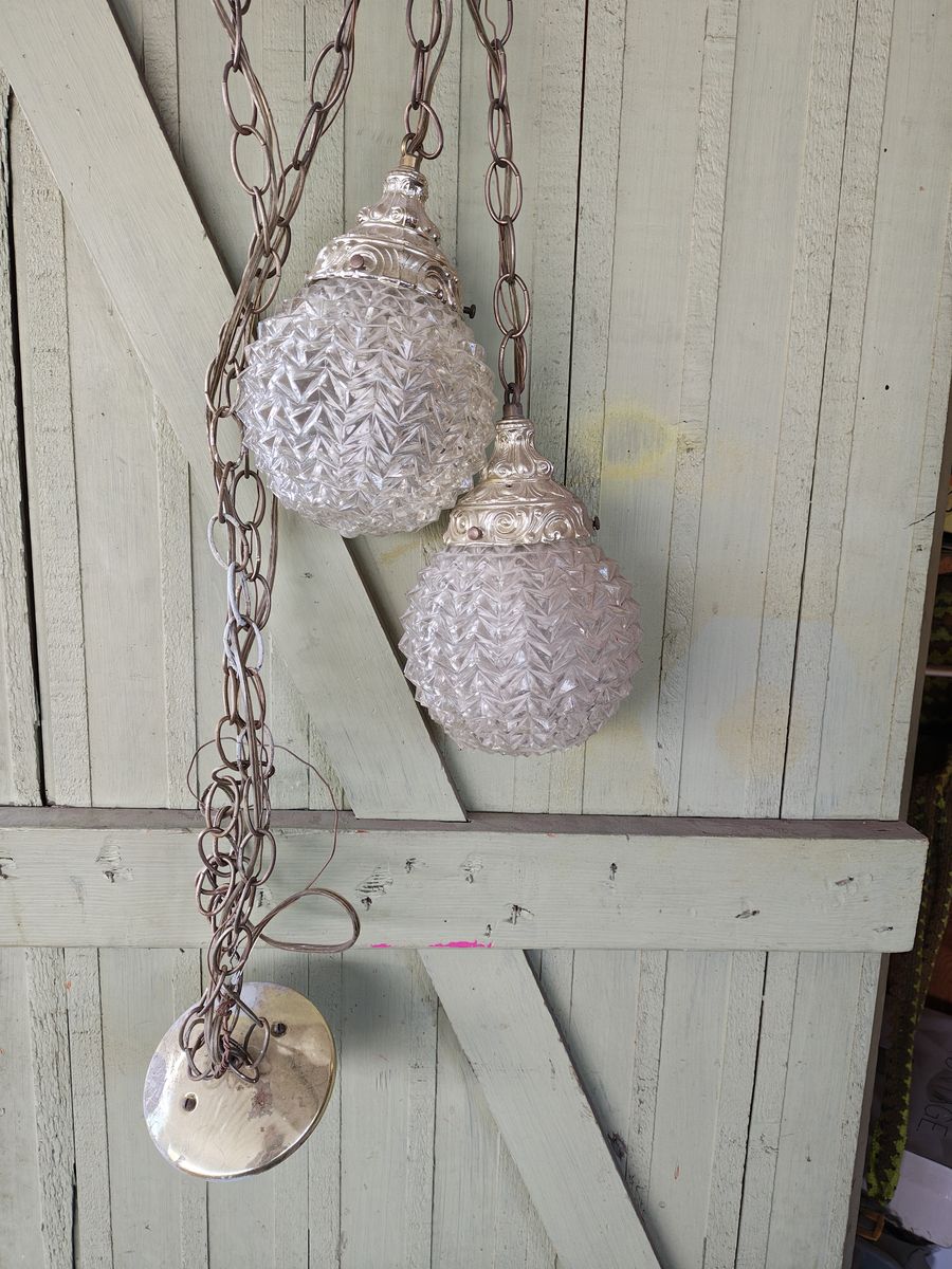 1960s Swag Lamp vintage