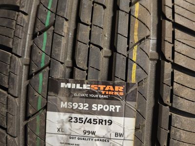 235/45r19 milestar ms932 sport