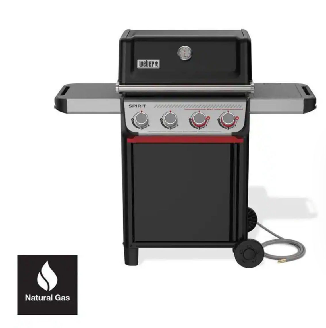 New in Box Weber Spirit SB-E-425 4-Burner Natural Gas Grill in Black with Powerful Boost Burners