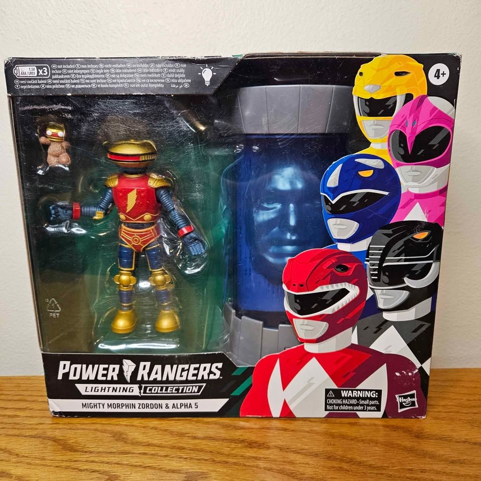 New in Box! Power Rangers Lightning Collection Mighty Morphin Zordon & Alpha 5 (Great Gift!)