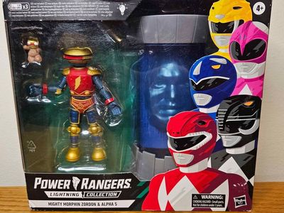 New in Box! Power Rangers Lightning Collection Mighty Morphin Zordon & Alpha 5 (Great Gift!)