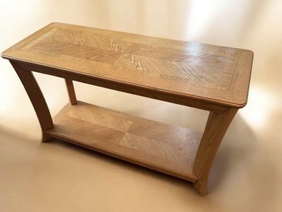 Oak Entryway Table Sofa Table