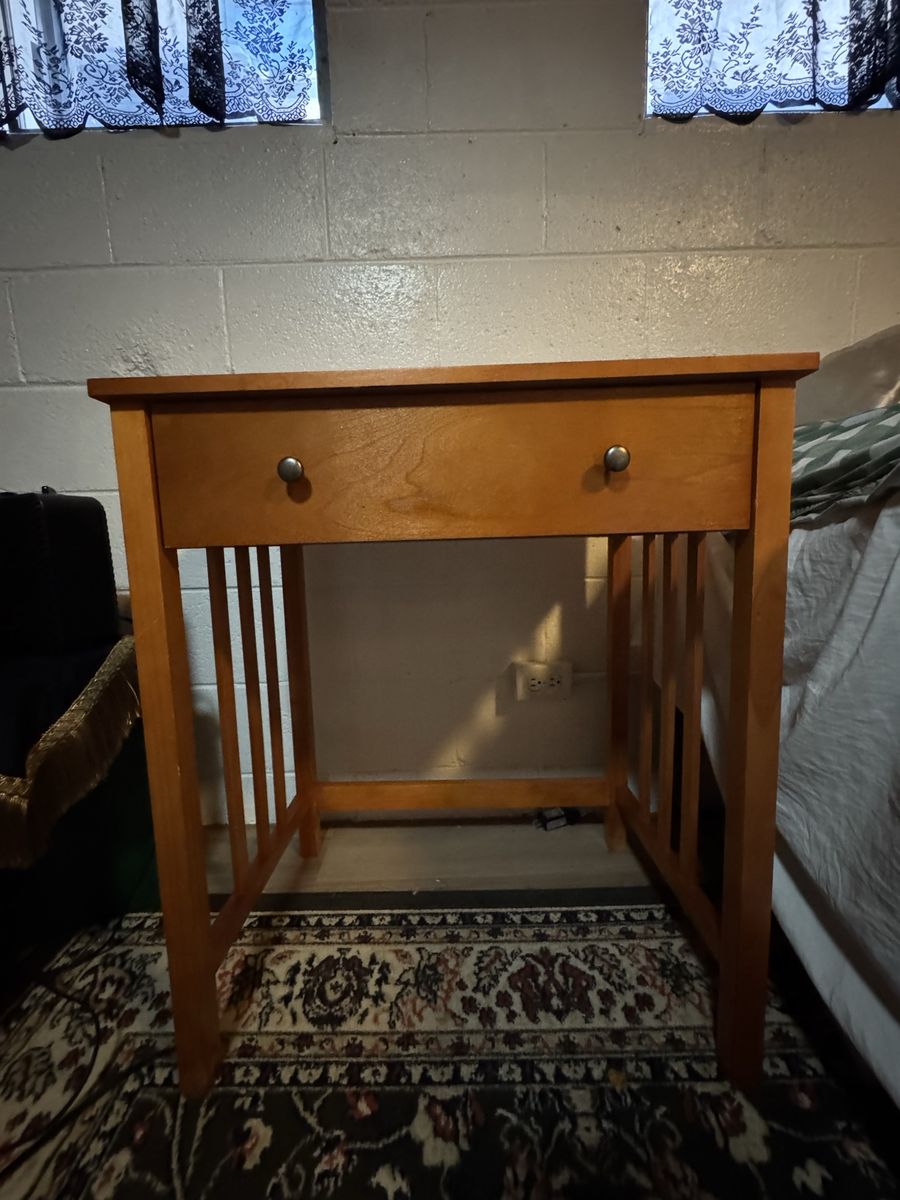 Orange/Brown cute small desk
