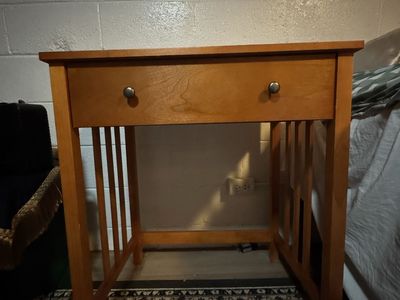 Orange/Brown cute small desk