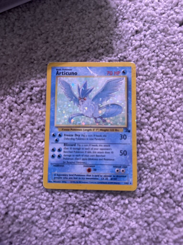1995 Holo Articuno Pokémon Card