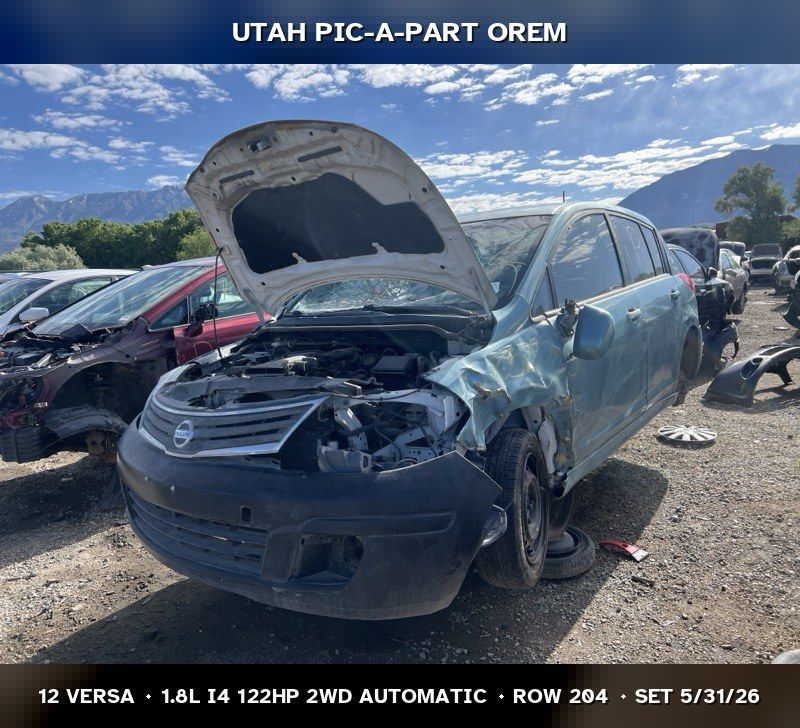 2012 Nissan Versa Parts - UTPAP Orem