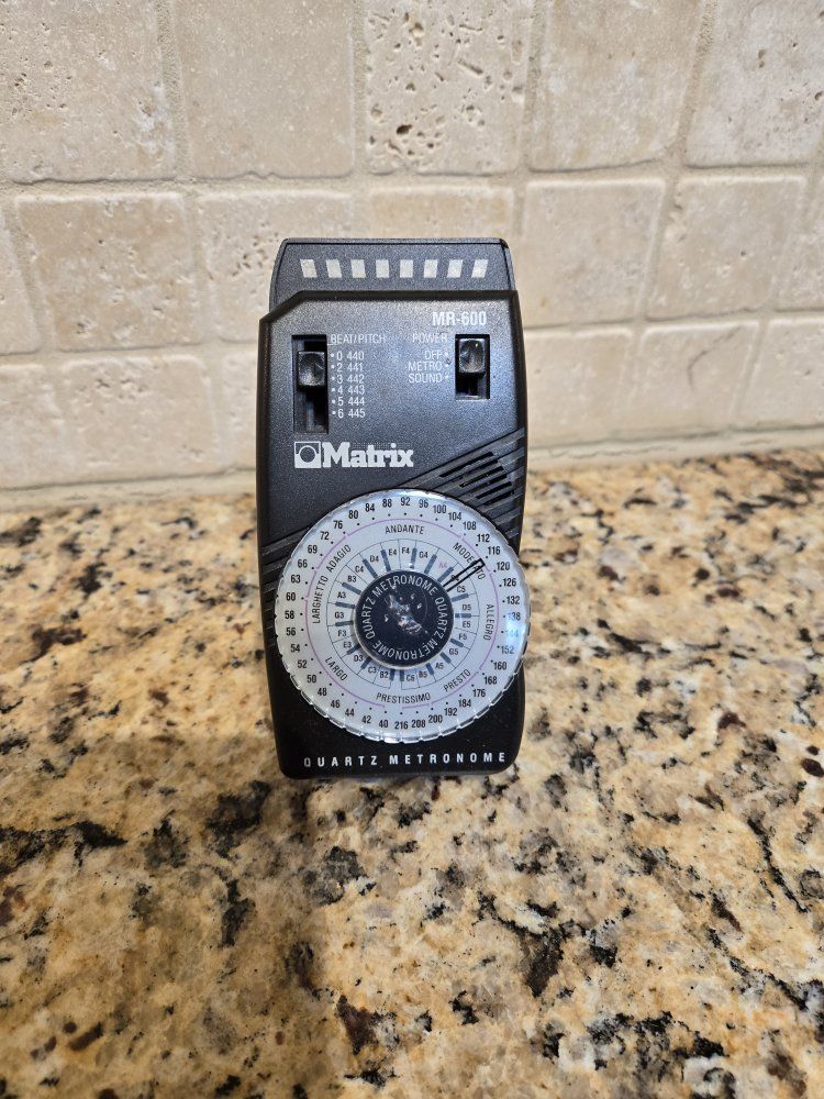 Matrix MR-600 Quartz Metronome with Beat/Pitch Control and Stand