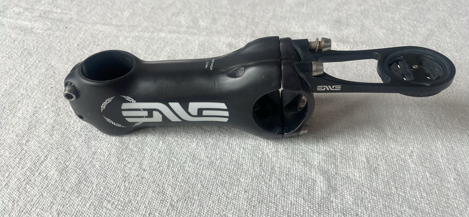 ENVE 100 mm ±6° road stem with Garmin mount