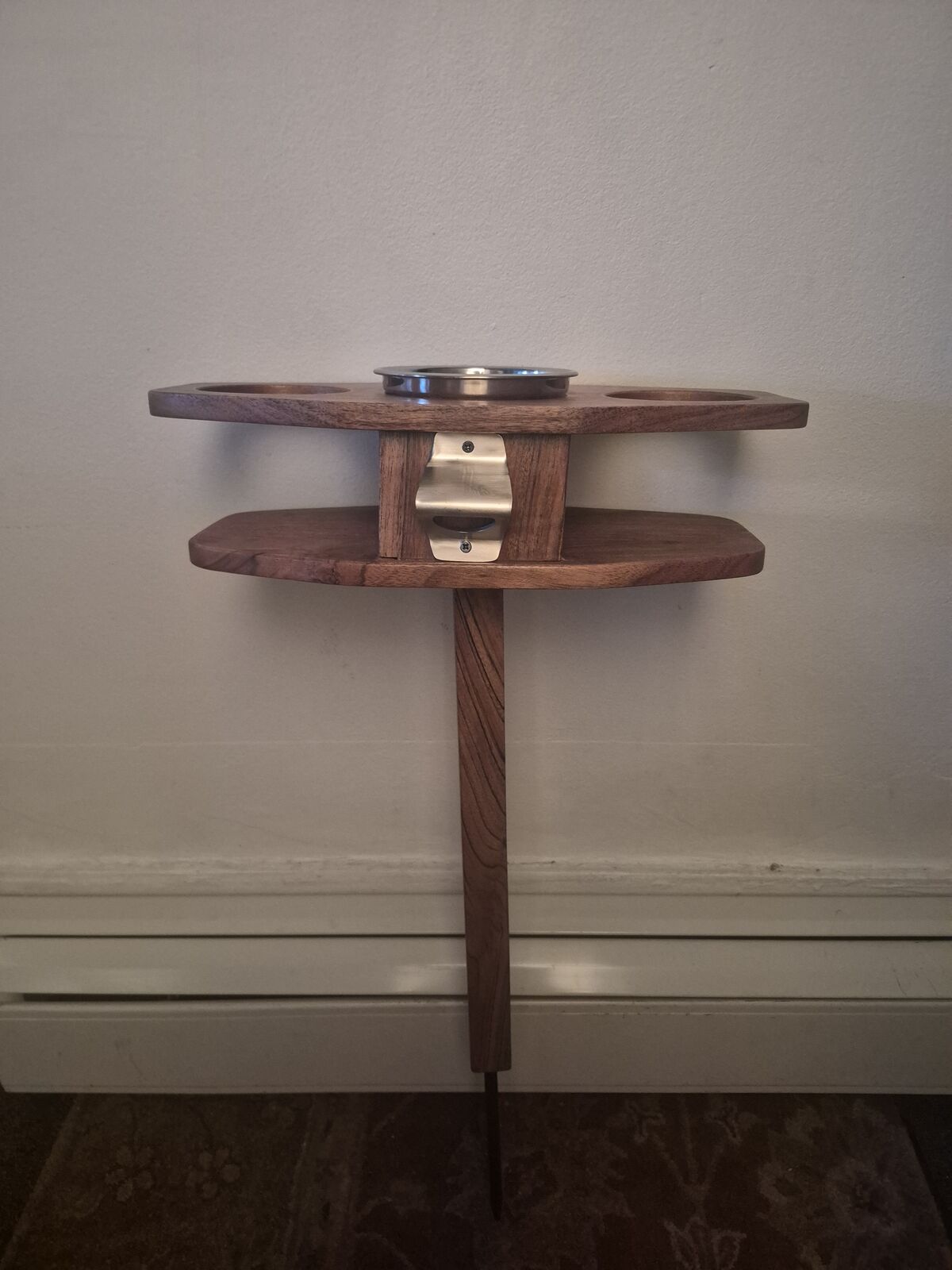 Portable Beer and Snack Holder