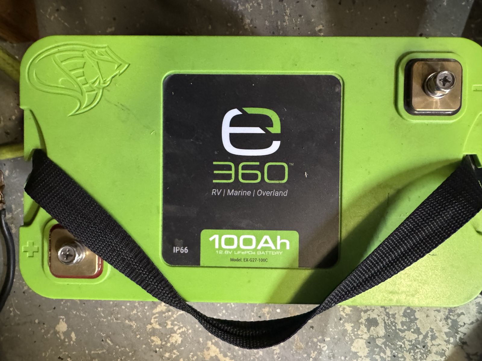 E360 100ah Lithium RV/Marine Battery