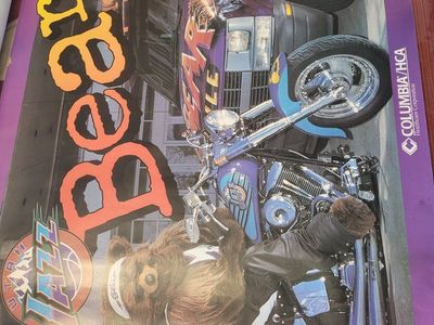 Utah Jazz Bear on Motorcycle