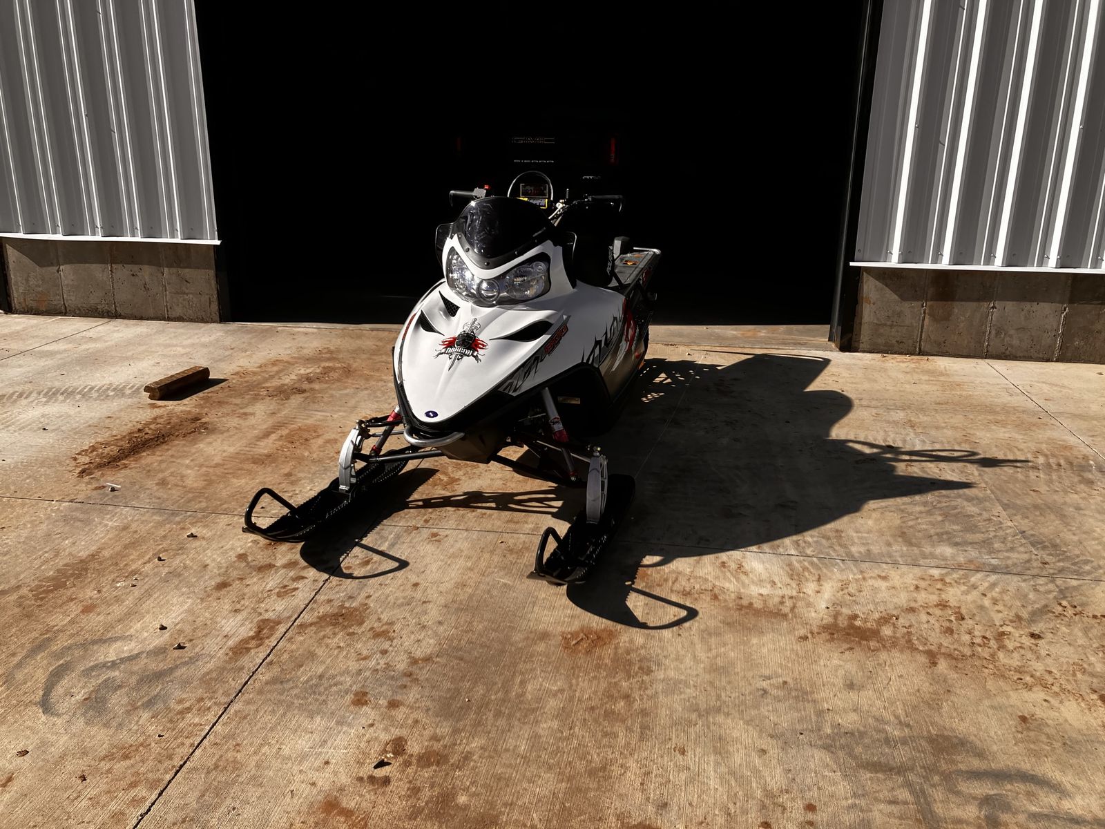 Polaris Dragon 800 RMK Snowmobile - White/Black