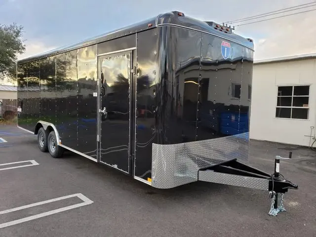 8.5 x 24 Interstate Enclosed Car Carrier Trailer FREE INSPECTION