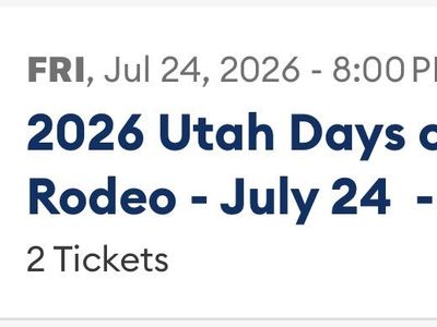 Days of 47 rodeo July 24th