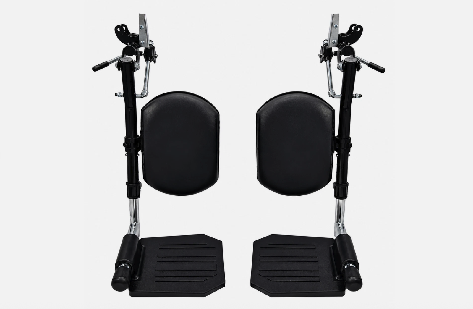 Wheelchair Elevating Leg Rests Footrests w/Calf Pads Pair, Standard Wheelchair