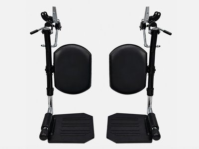Wheelchair Elevating Leg Rests Footrests w/Calf Pads Pair, Standard Wheelchair