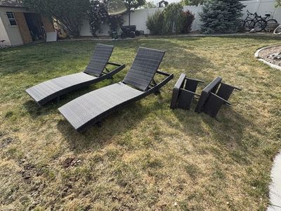Loungers with tables