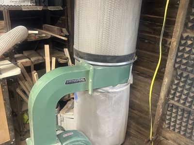 General International 10-110 CFM1 Dust Collector 2HP