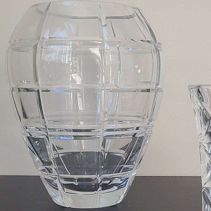 Large Vintage Crystal Vase