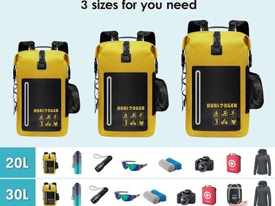 Dry Bag Backpack 20L/30L/40L- Roll Top Closure Bag