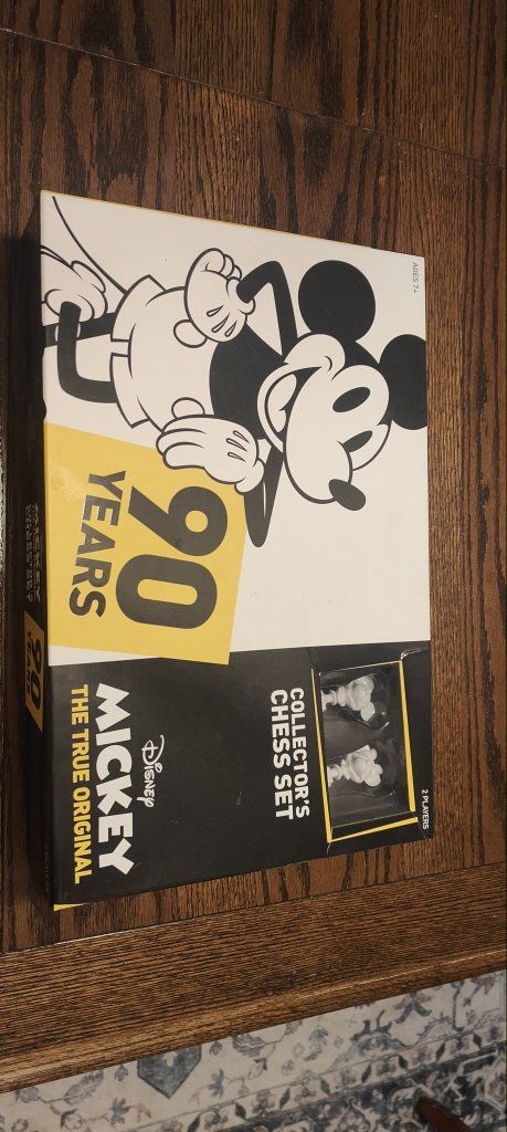 Disney Mickey Mouse 90 Years Collector's Chess Set