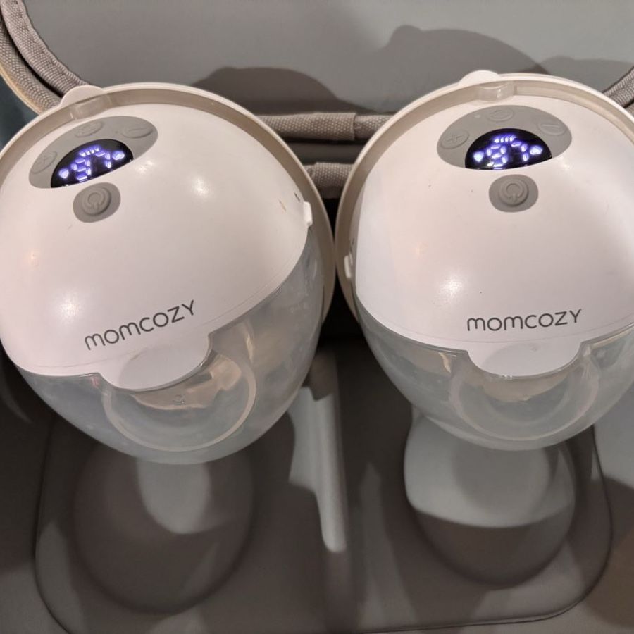 Momcozy Wearable Breast Pump (2-Pack) Hands-Free, Portable, Rechargeable