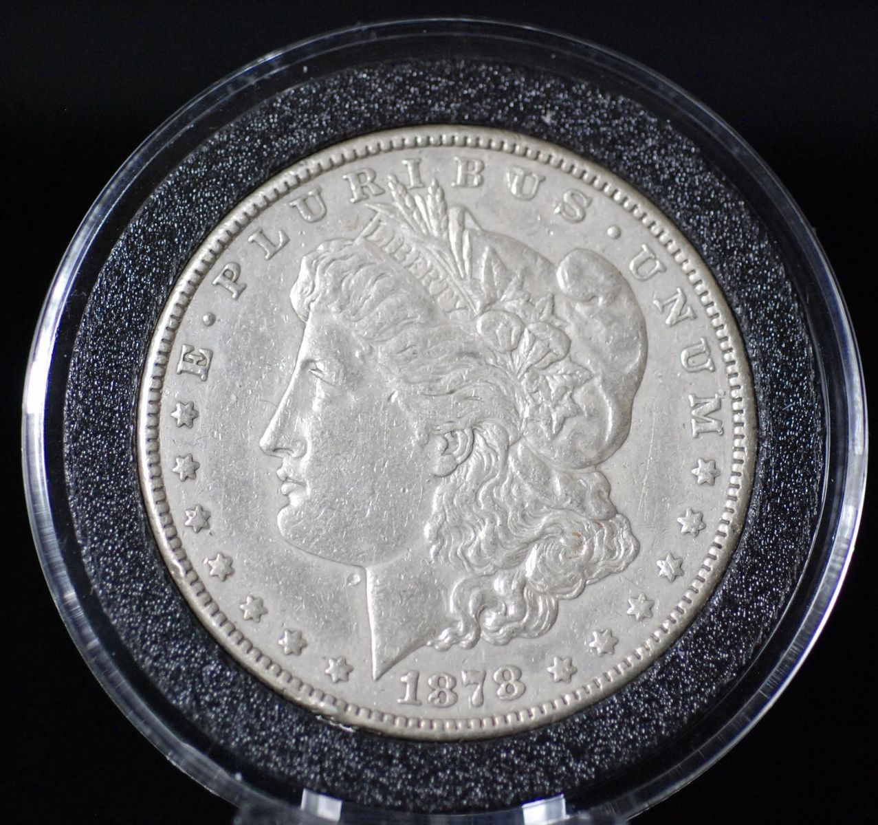 1878-S- MORGAN SILVER DOLLAR- FIRST YEAR PRODUCED- 90 % SILVER