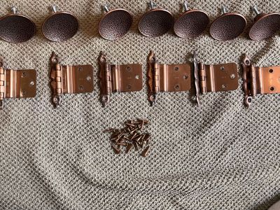 MCM hardware, hinges, screws