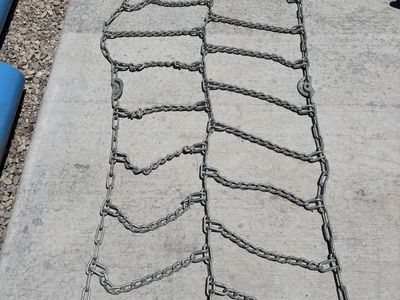 Heavy duty dual axle snow tire chain