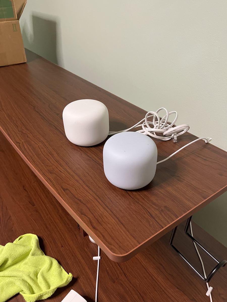 Google Nest WiFi Router + Nest Wifi Point (Model H2D) — Both work great — $65