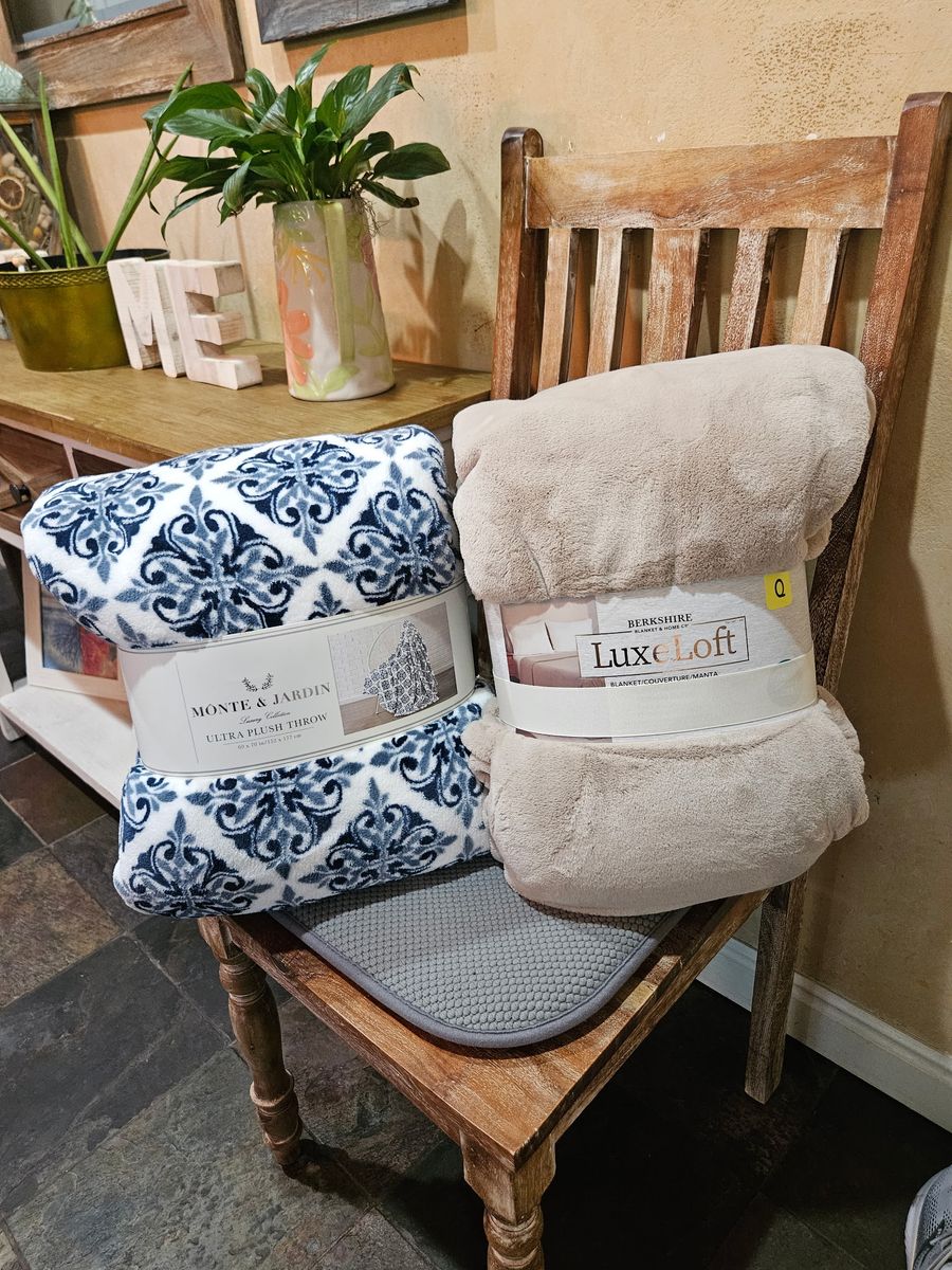 THROW BLANKETS $15/each