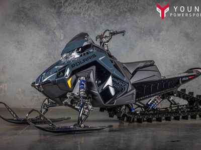 2026 Polaris® 850 PRO RMK 155 Gloss Black / Blue Dusk